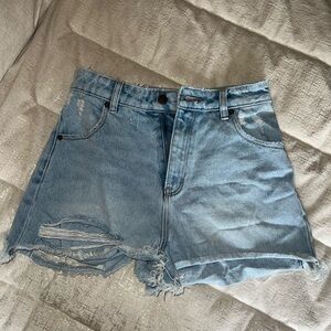 Denim shorts